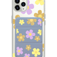 iPhone Magnetic Trifold Wallet Case - Daisy Twinkle