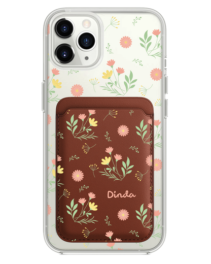 iPhone Magnetic Wallet Case - Dandelion