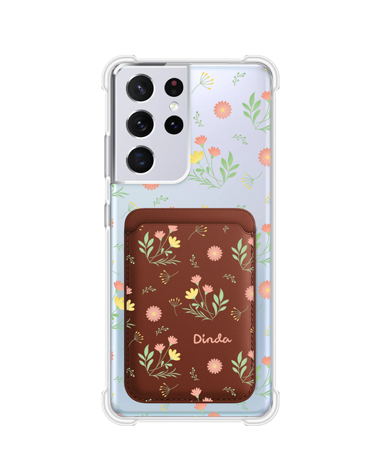 Android Magnetic Wallet Case - Dandelion