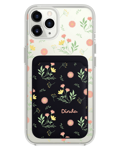 iPhone Magnetic Wallet Case - Dandelion
