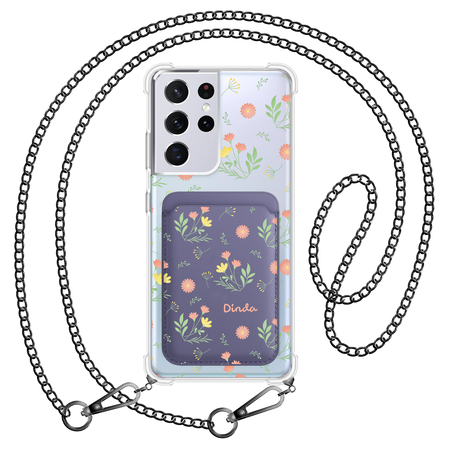 Android Magnetic Wallet Case - Dandelion