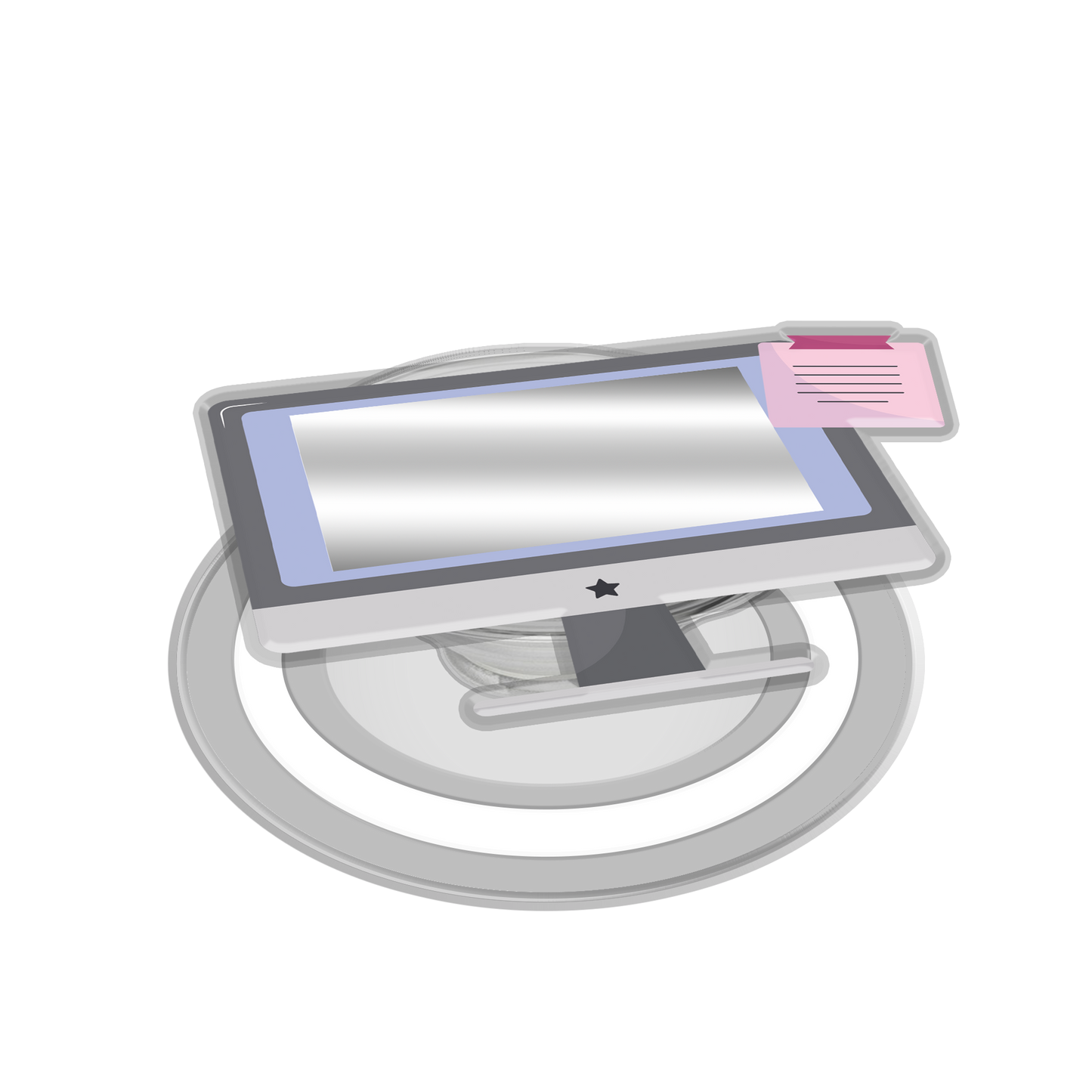 Magnetic Grip Mirror - Designer