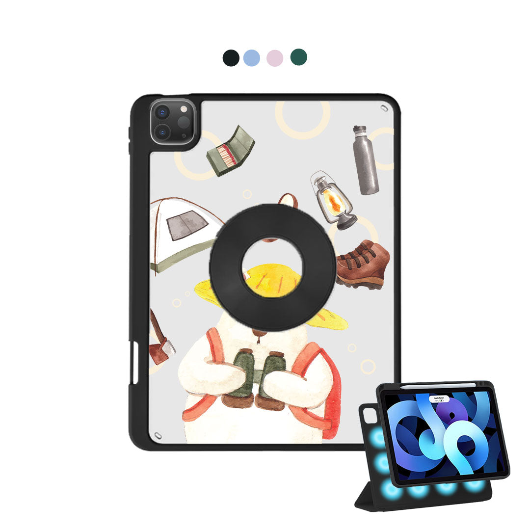 iPad Detachable Flip Cover - Adventure Of Bear