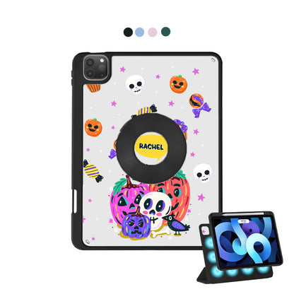iPad Detachable Flip Cover - Pumpkins Monster