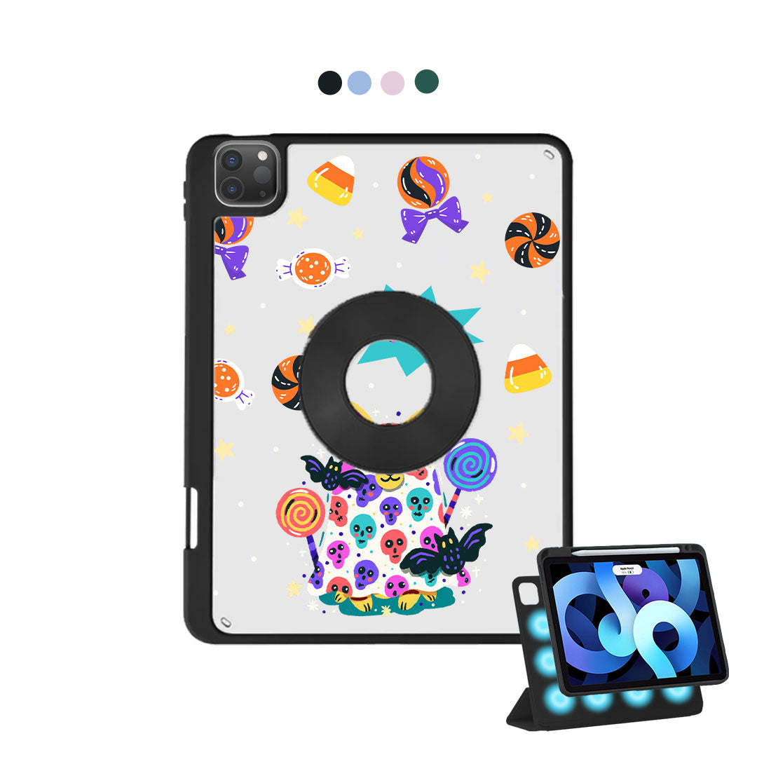 iPad Detachable Flip Cover - Puppy Monster