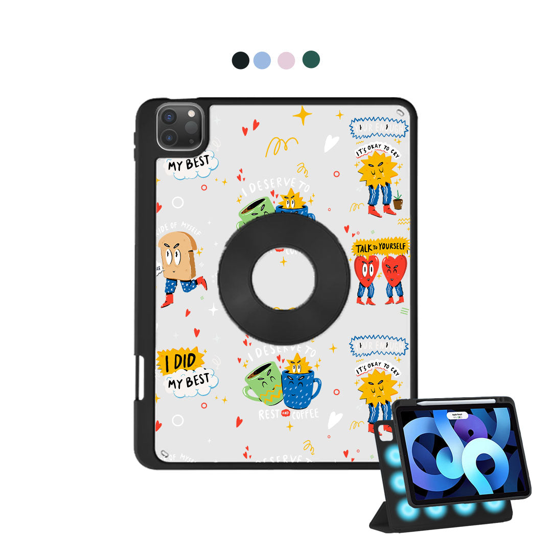 iPad Detachable Flip Cover - Selfless Love 3.0