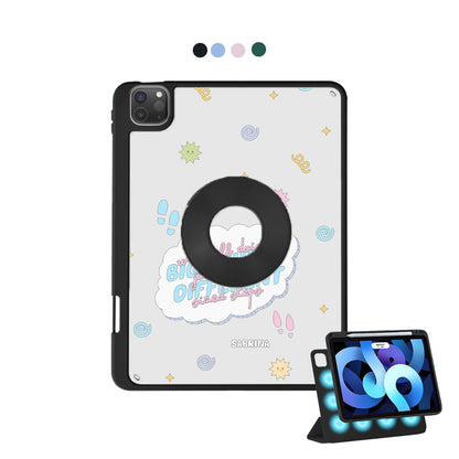 iPad Detachable Flip Cover - Different Steps