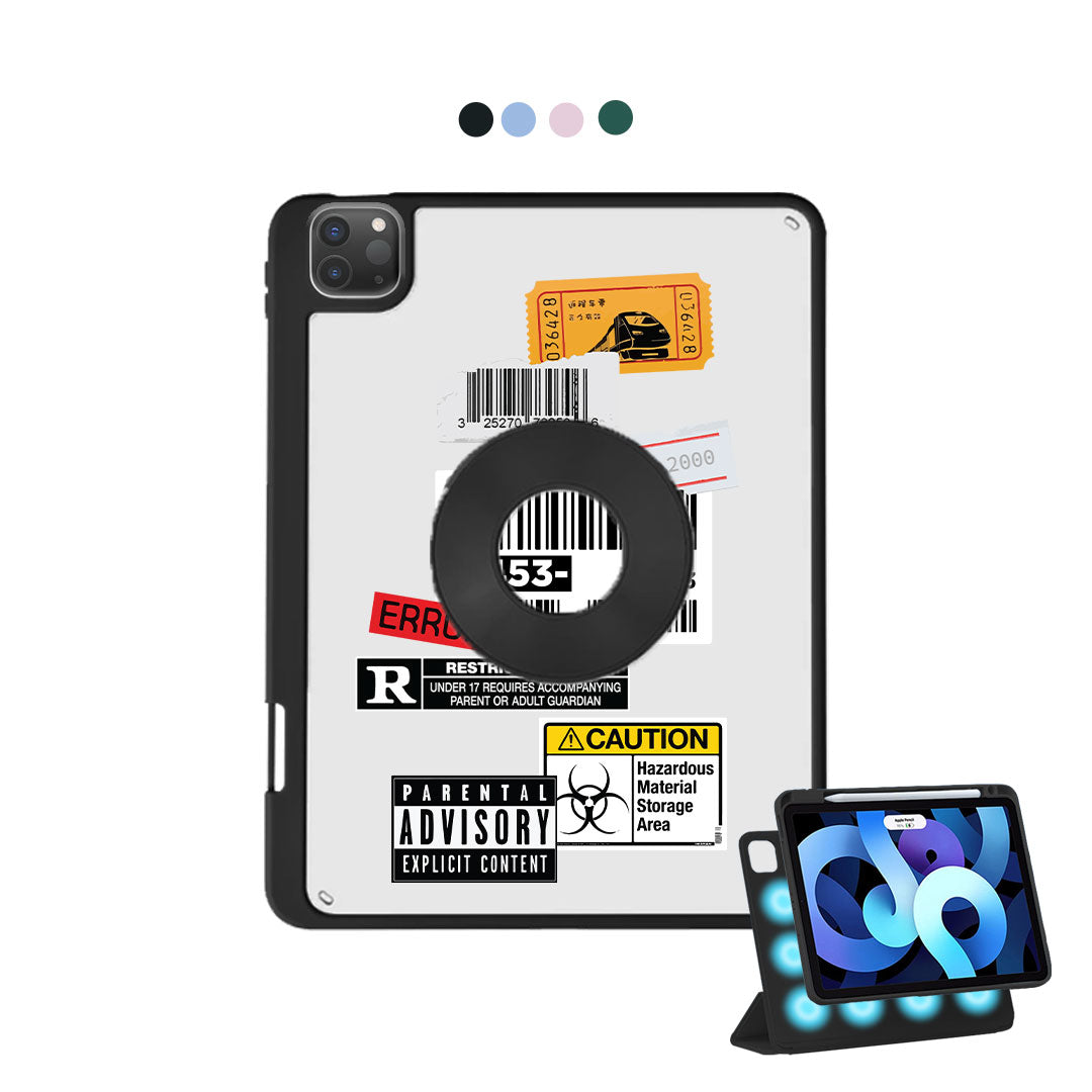 iPad Detachable Flip Cover - Label Sticker Pack