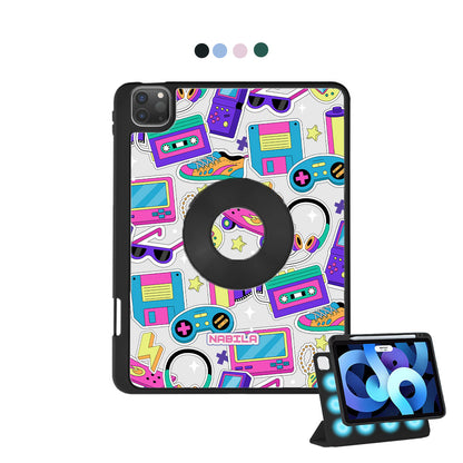 iPad Detachable Flip Cover - Retro baby