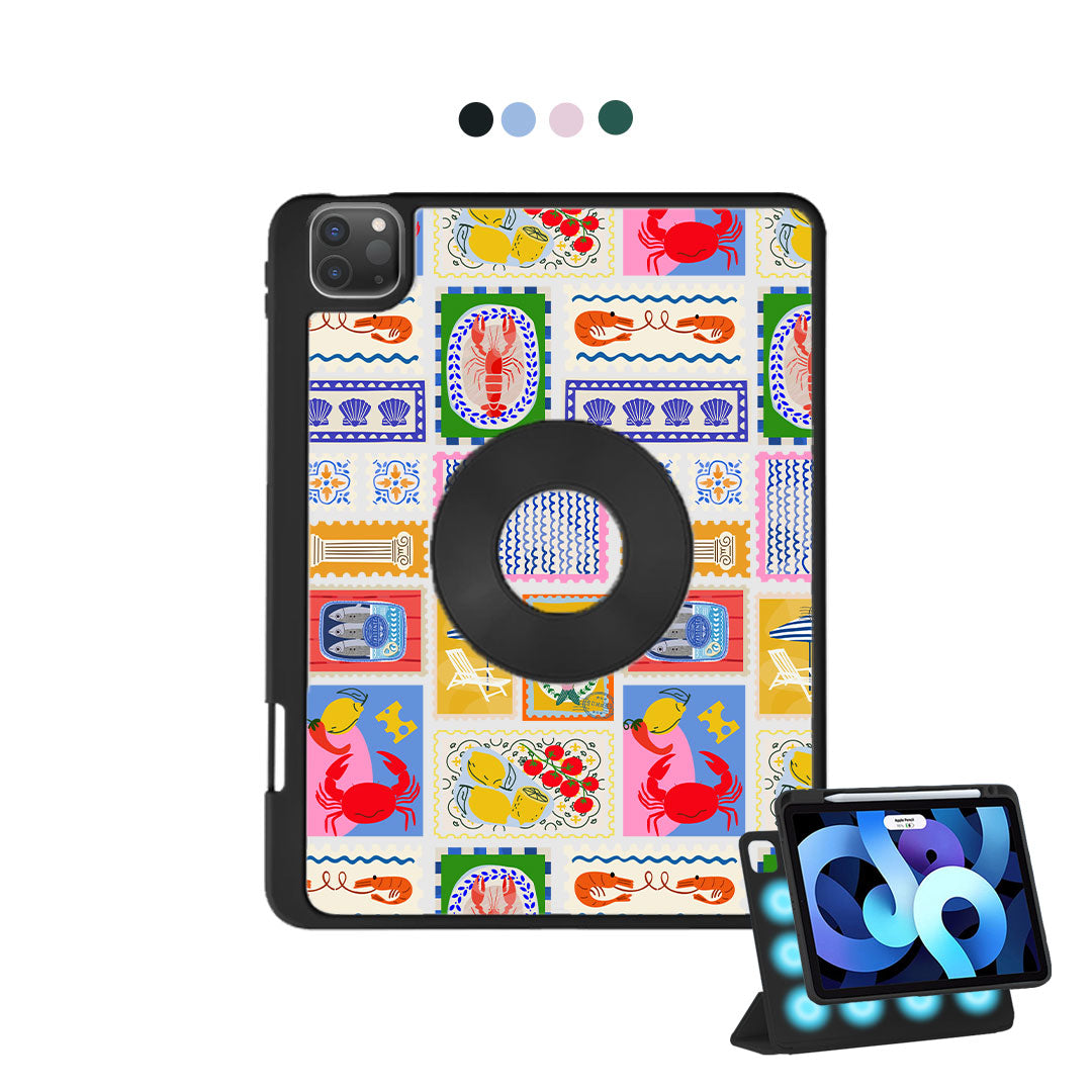 iPad Detachable Flip Cover - Seaside opulence 1.0