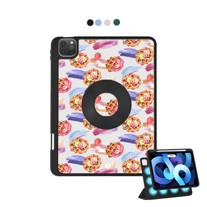 iPad Detachable Flip Cover - Waffles