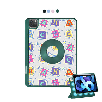 iPad Detachable Flip Cover - Adorable monogram 3.0