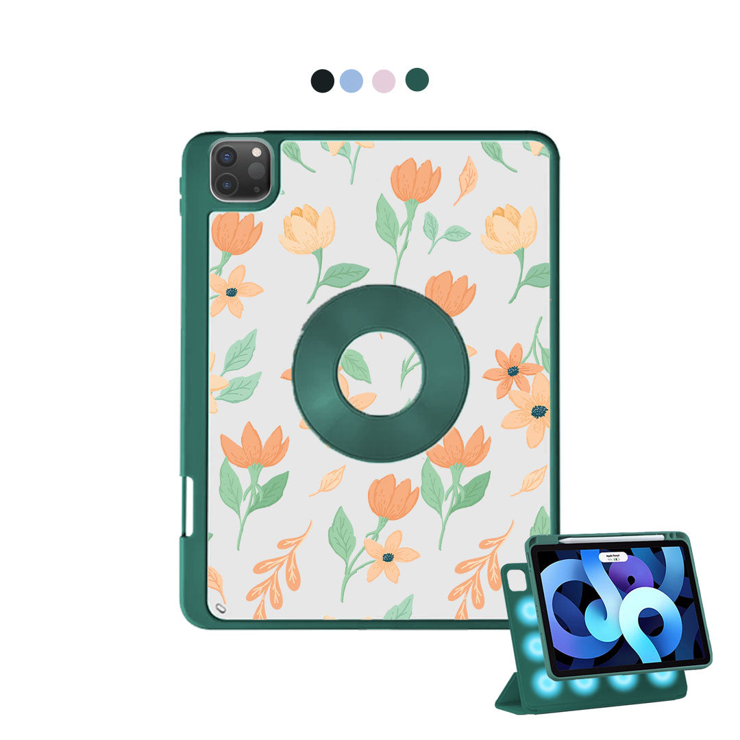 iPad Detachable Flip Cover - Birth Flower 4.0