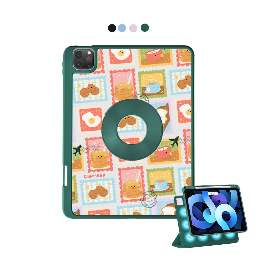 iPad Detachable Flip Cover - Breakfast Menu Stamps