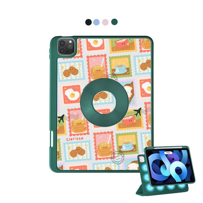 iPad Detachable Flip Cover - Breakfast Menu Stamps