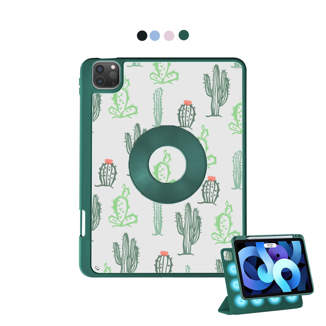 iPad Detachable Flip Cover - Cactus