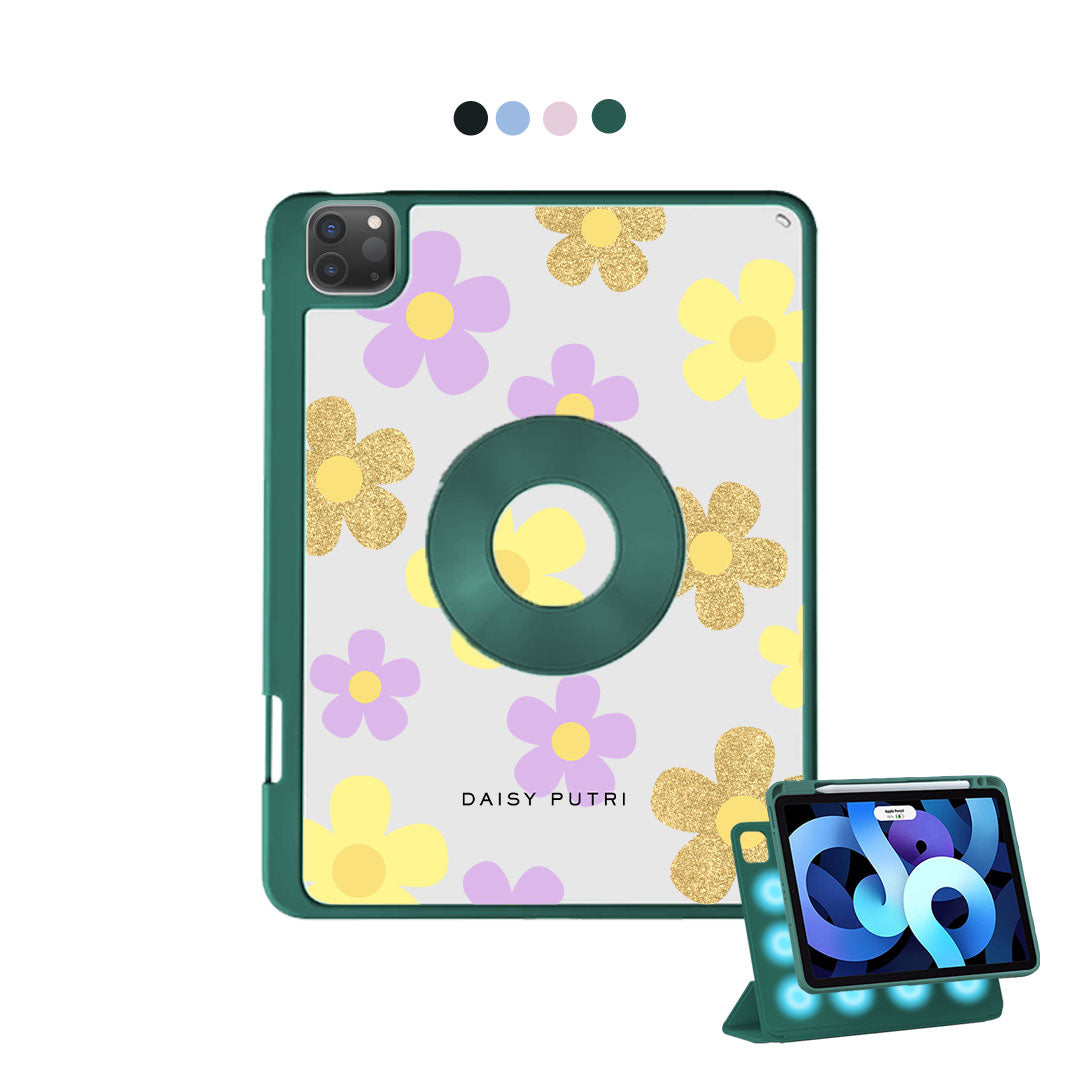 iPad Detachable Flip Cover - Daisy Twinkle
