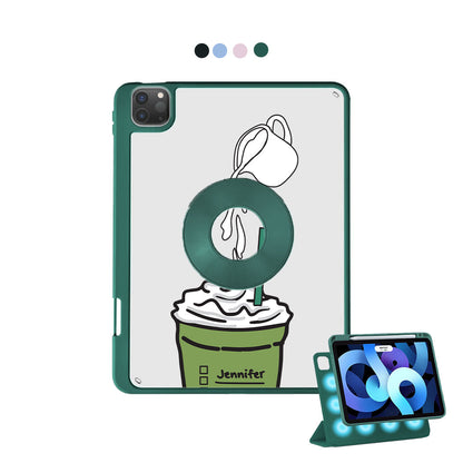 iPad Detachable Flip Cover - Matcha Frappe
