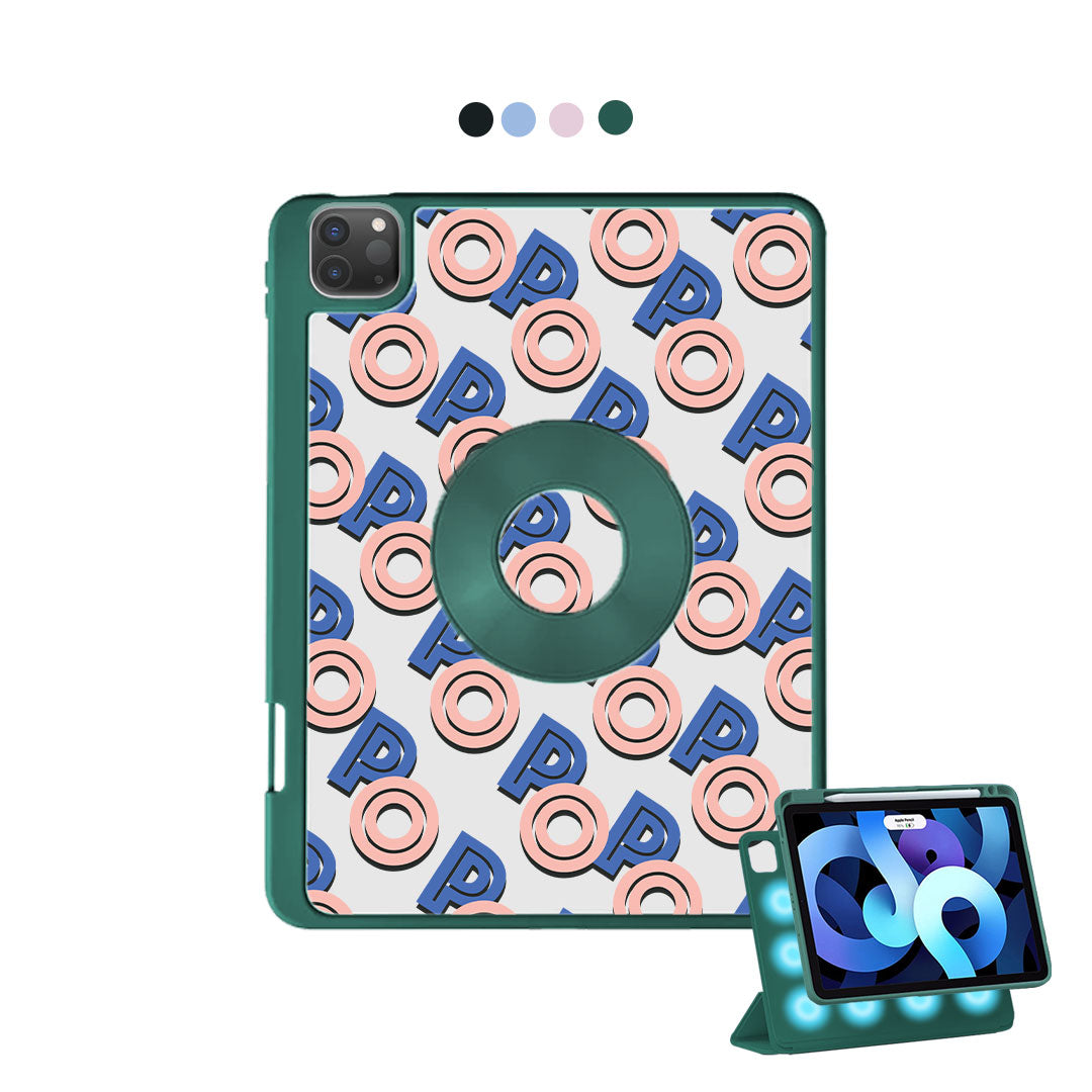 iPad Detachable Flip Cover - Initial Monogram 1.0