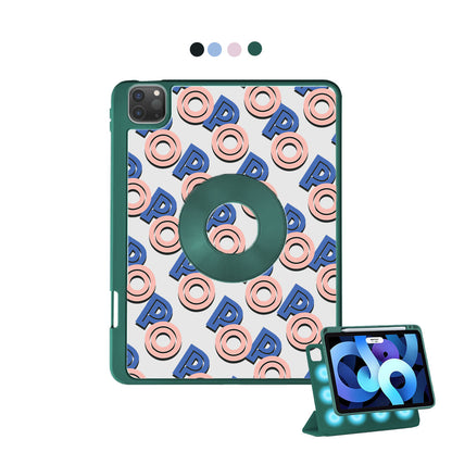 iPad Detachable Flip Cover - Initial Monogram 1.0