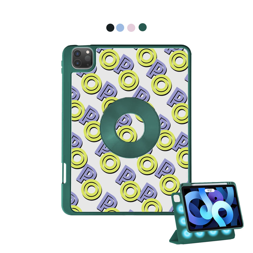 iPad Detachable Flip Cover - Initial Monogram 2.0