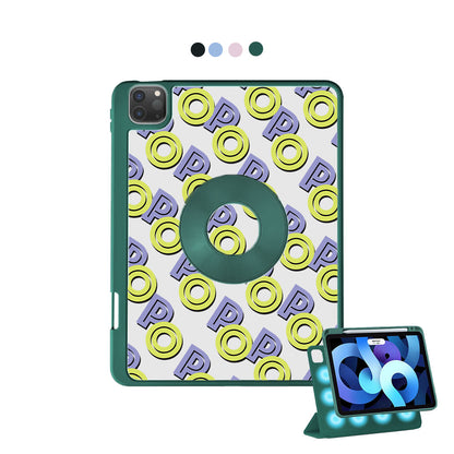 iPad Detachable Flip Cover - Initial Monogram 2.0