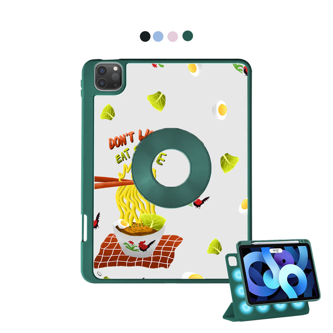 iPad Detachable Flip Cover - Go Eat Some Mie