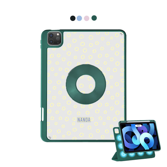 iPad Detachable Flip Cover - Neon dots