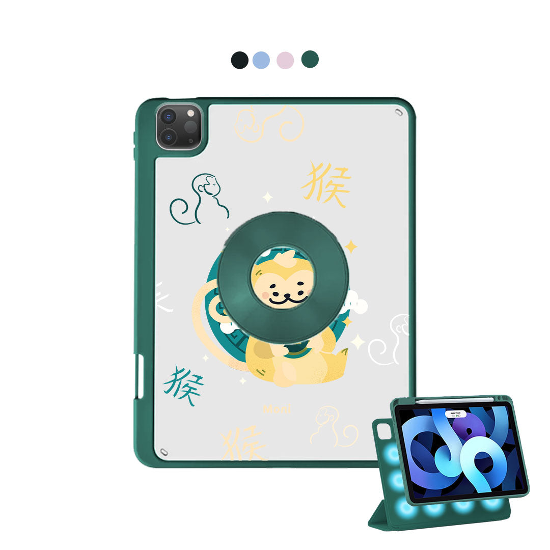 iPad Detachable Flip Cover - Monkey (Shio / Chinese Zodiac)