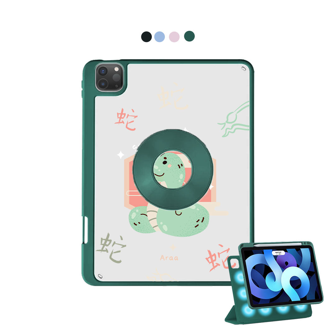 iPad Detachable Flip Cover - Snake (Shio / Chinese Zodiac)
