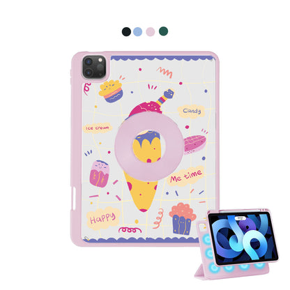 iPad Detachable Flip Cover - Candy Doodle
