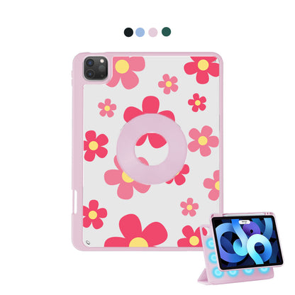 iPad Detachable Flip Cover - Daisy Blush