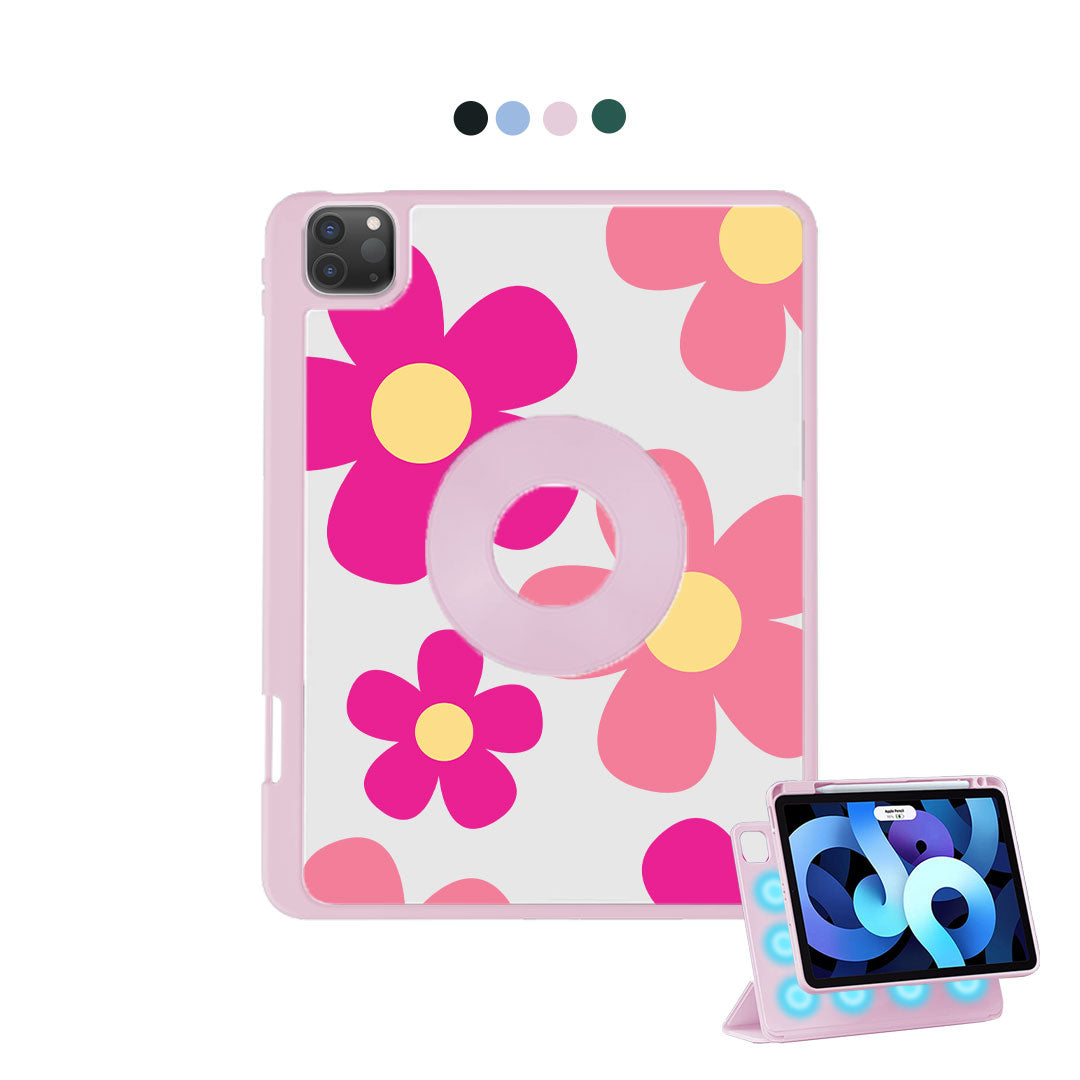 iPad Detachable Flip Cover - Daisy Delight