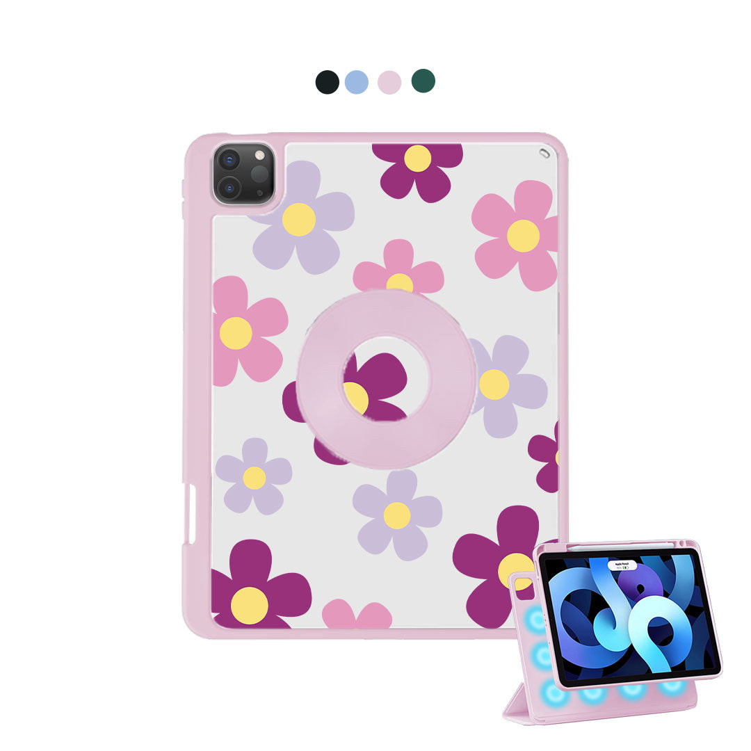 iPad Detachable Flip Cover - Daisy Paradise