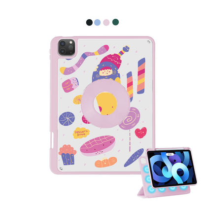iPad Detachable Flip Cover - Dessert Doodle