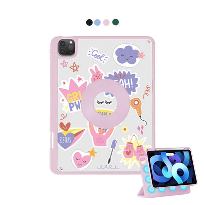 iPad Detachable Flip Cover - Girl Power Sticker Pack