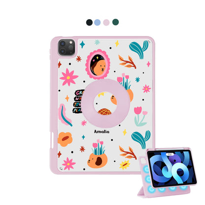 iPad Detachable Flip Cover - Grow and Bloom