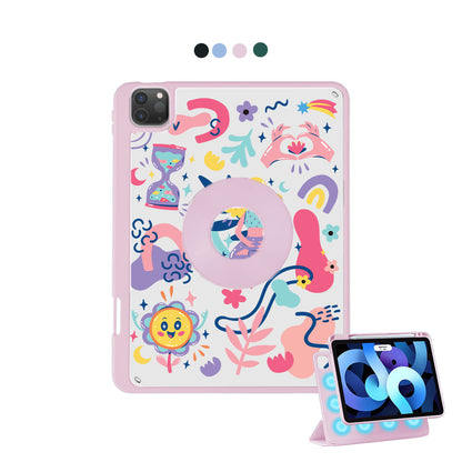 iPad Detachable Flip Cover - Heather