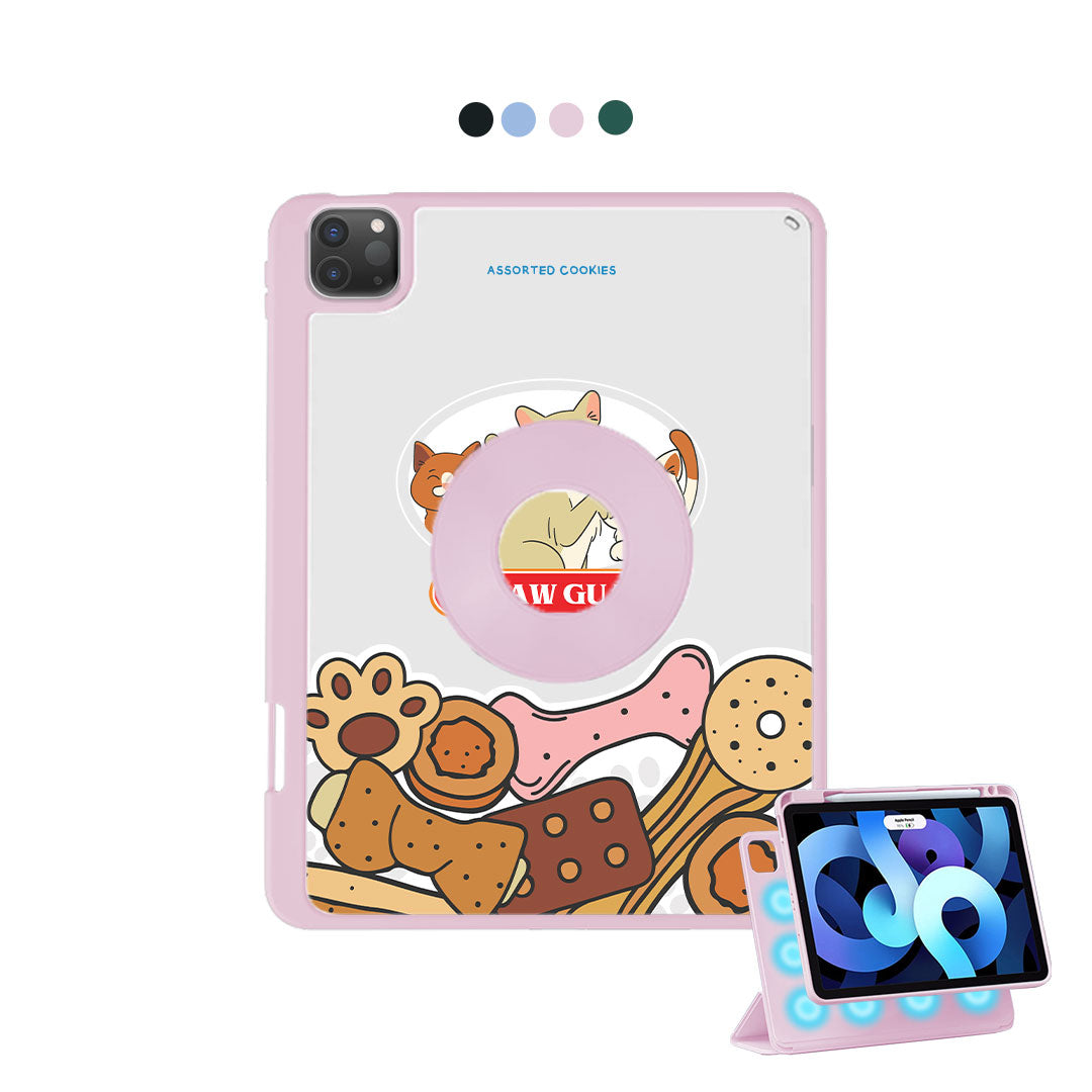 iPad Detachable Flip Cover - Pawguan Cat