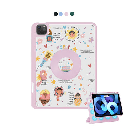 iPad Detachable Flip Cover - Self Love Club