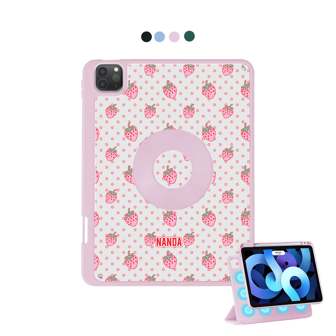 iPad Detachable Flip Cover - Berries