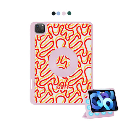 iPad Detachable Flip Cover - Crossed lines 1.0