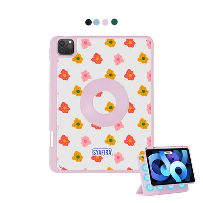 iPad Detachable Flip Cover - Tropical flower 3.0