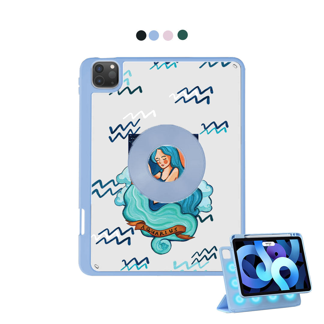 iPad Detachable Flip Cover - Aquarius