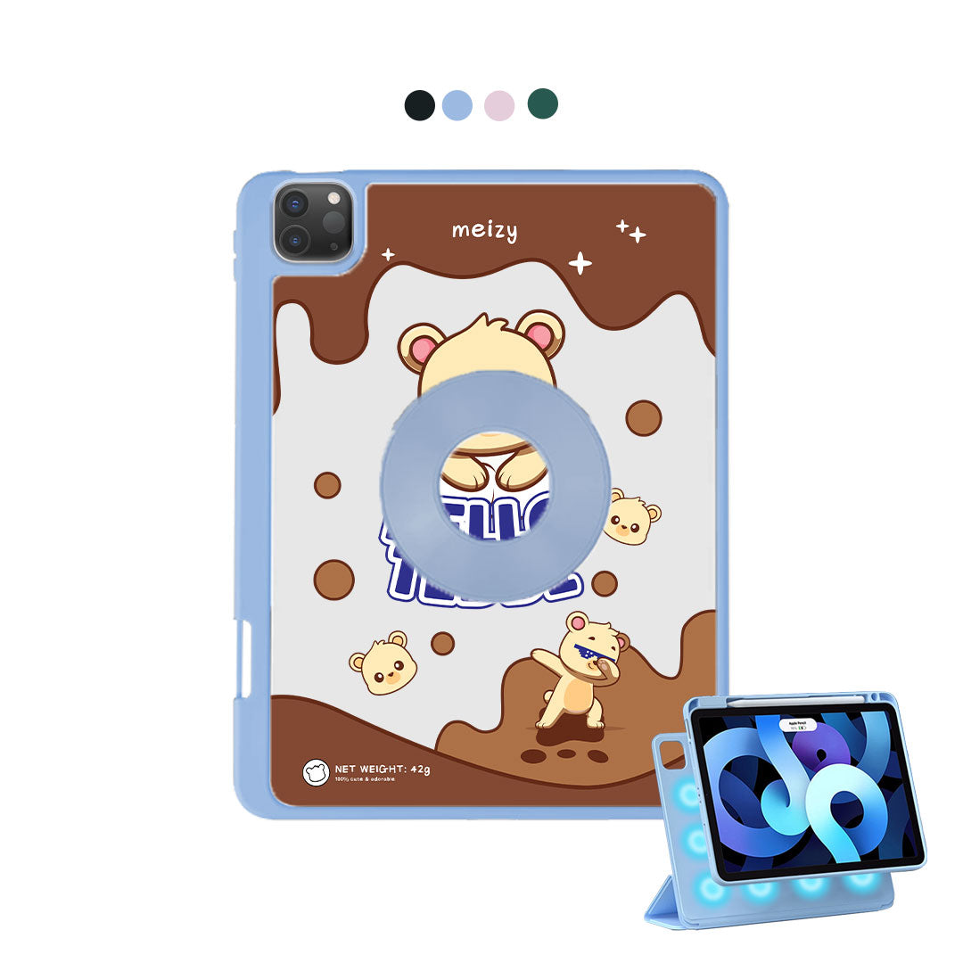 iPad Detachable Flip Cover - Hello Teddy 1.0