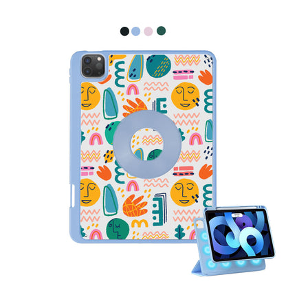 iPad Detachable Flip Cover - Silent Art