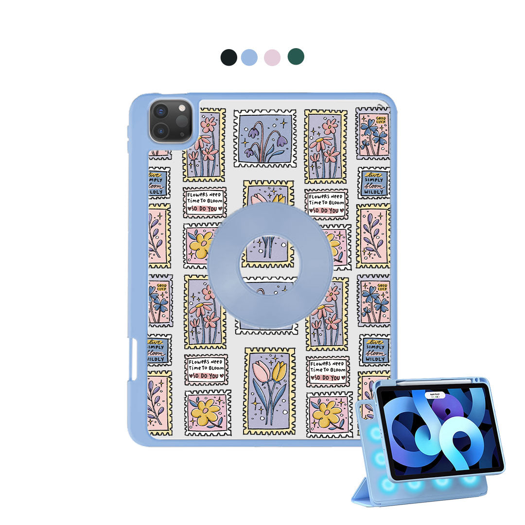 iPad Detachable Flip Cover - Time to Bloom