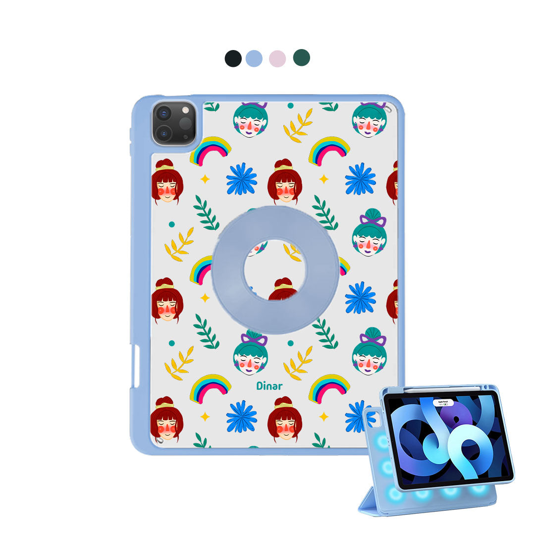 iPad Detachable Flip Cover - Unconditional Girl