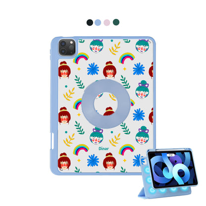 iPad Detachable Flip Cover - Unconditional Girl