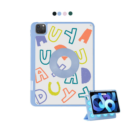 iPad Detachable Flip Cover - Weird Monogram
